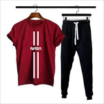 Maroon NASA Printed Track Suit for Men Medium to XL
