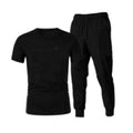 Black Cotton Track Suit for Men Medium to XL, Breathable material