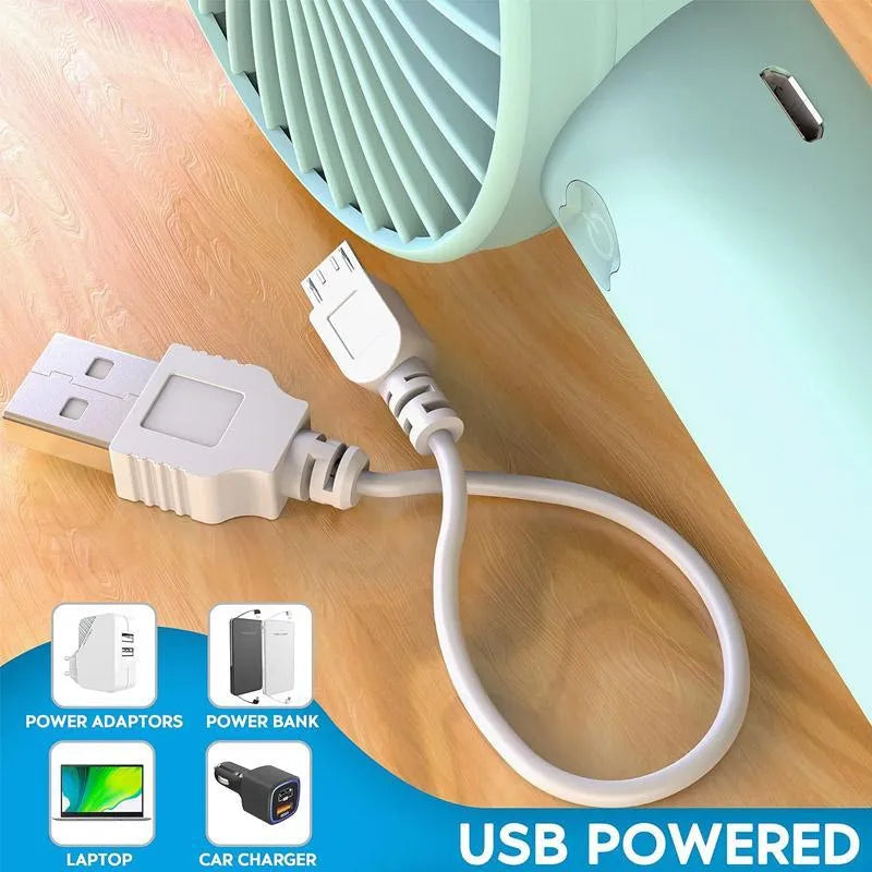 Portable Neck Fan for Hot Weather Cooling