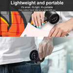 Portable Handheld Turbo Fan Air Cooler LED Display USB Rechargeable High-Speed Mini Electric Fan Quiet Cooling for Outdoor